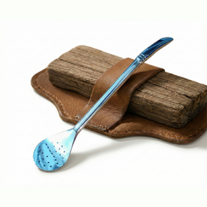 Bombilla de Alpaca Curva Lisa 18cm - Calidad Premium: imagen 1