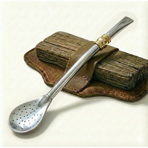 Bombillón de Alpaca Curvo Liso - Calidad Premium: imagen 1